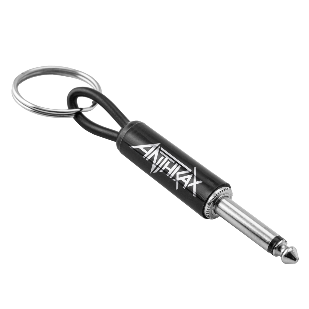 Anthrax Logo Guitar Plug Keychain Pluginz Keychains