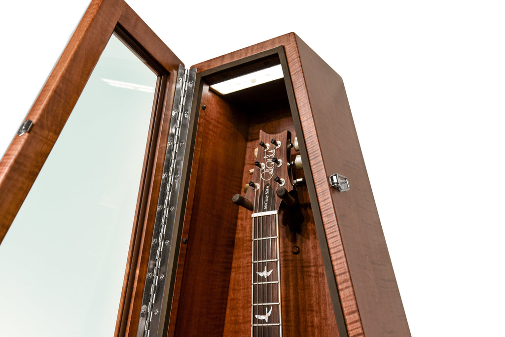 ClimaCase Triangle Humidor - Flamed Maple with Boston Stain Acoustic Remedy Cases