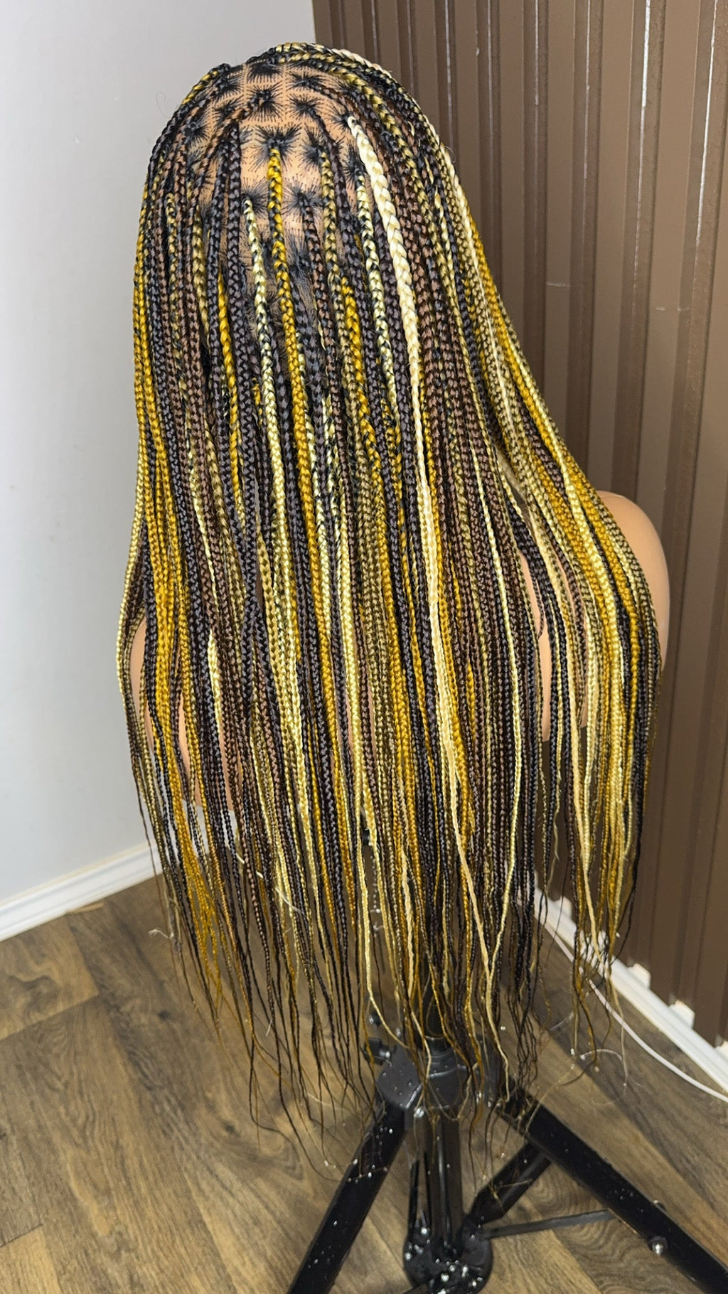 22 inches mix color knotless braided wig HOL stores