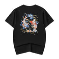ET515 Rainbow Koi Fish Embroidered Tee Niepce