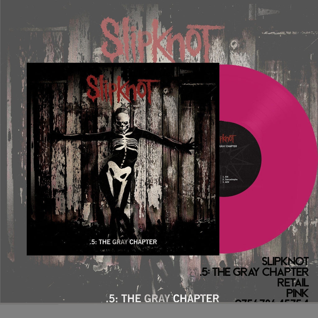 Slipknot (Lemon LP Vinyl) & .5: The Gray Chapter (X) (Pink Vinyl/2LP) Bundle Music