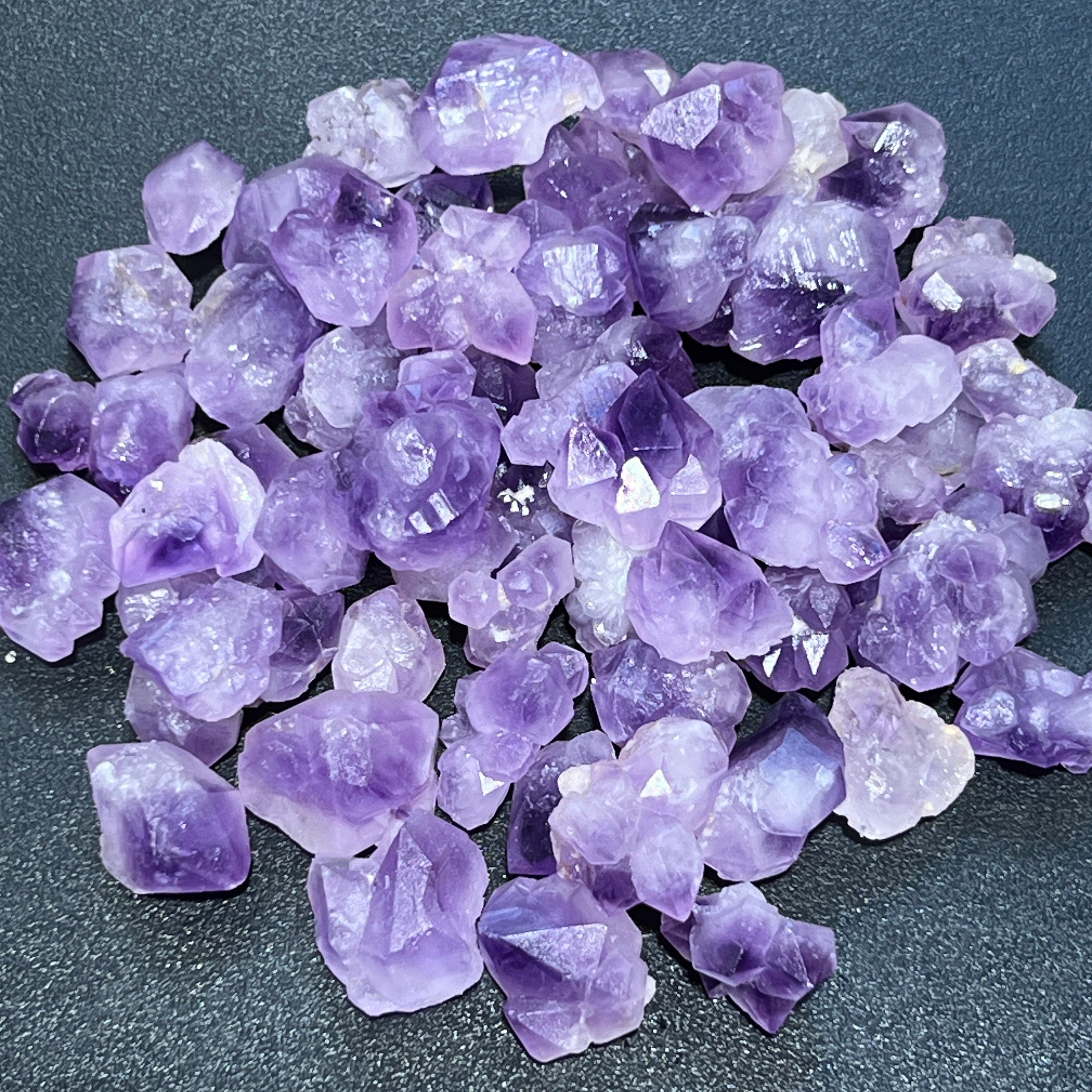 Amethyst Mini Crystal Clusters (1 Kilo)( 2.2 LBs) Bulk Wholesale Lot Raw Natural Gemstones Amazing Crystals