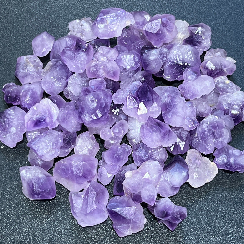 Amethyst Mini Crystal Clusters (1/2 lb)(8 oz) Half Pound Bulk Wholesale Lot Raw Gemstones Healing Crystals And Stones Amazing Crystals