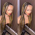 22 inches mix color knotless braided wig HOL stores