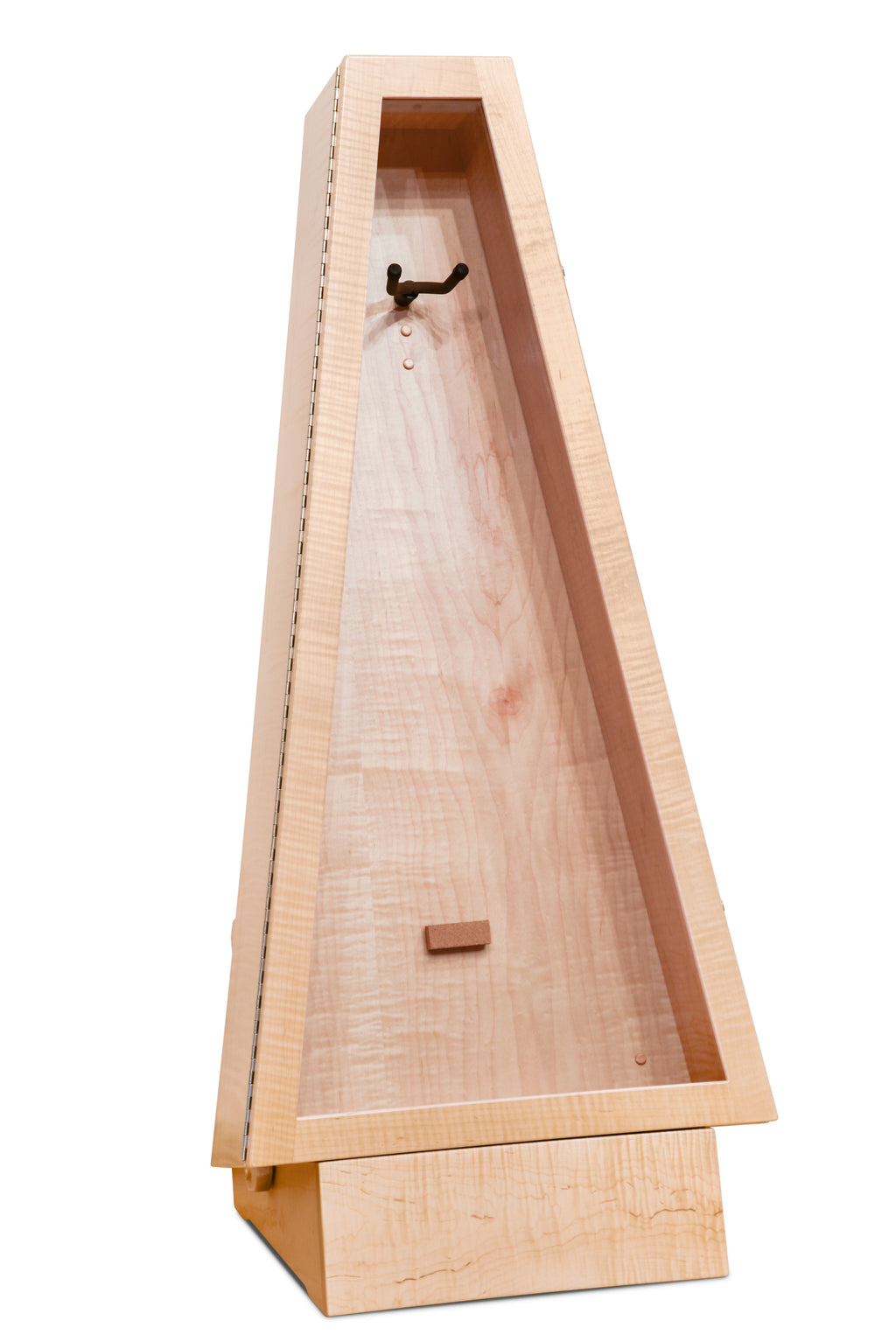 ClimaStand Triangle Humidor with Base - Flamed Maple Acoustic Remedy Cases