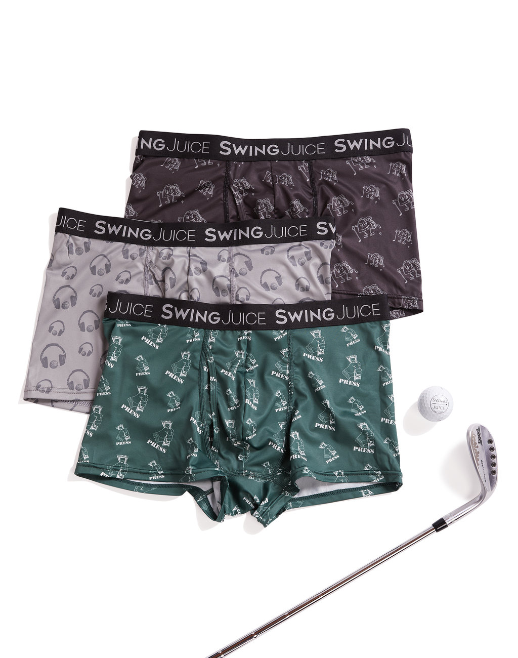 Golf 3" Trunk 3-Pack Core SwingJuice LLC