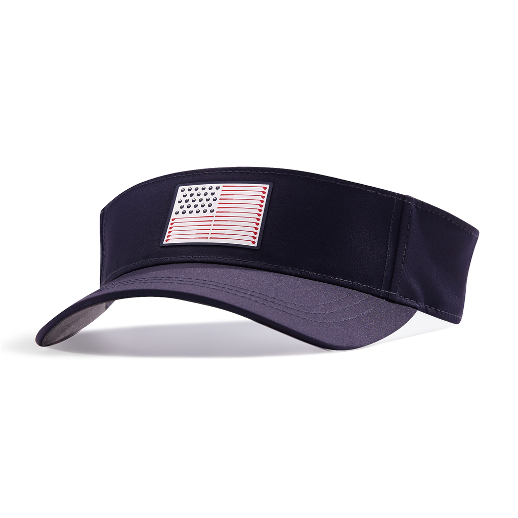 Golf Flag Visor Navy O/S SwingJuice LLC
