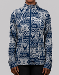 Hockey Puck Yeah Fairisle Women's Full Zip - Final Sale SwingJuice LLC