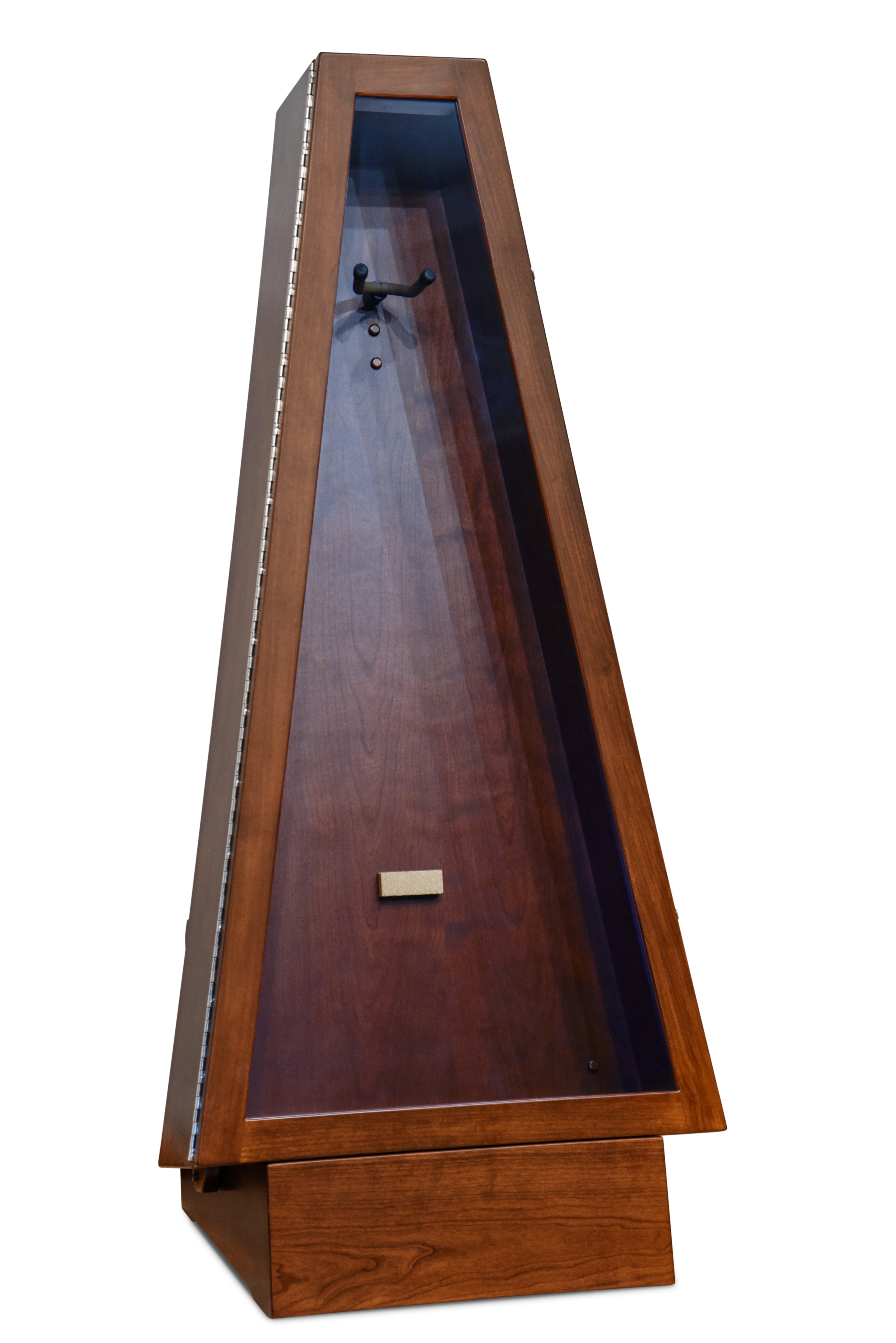 ClimaStand Triangle Humidor with Base - Cherry with Acres Stain Acoustic Remedy Cases