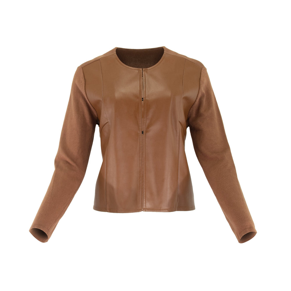 LEATHER SWEATER profile-nyc