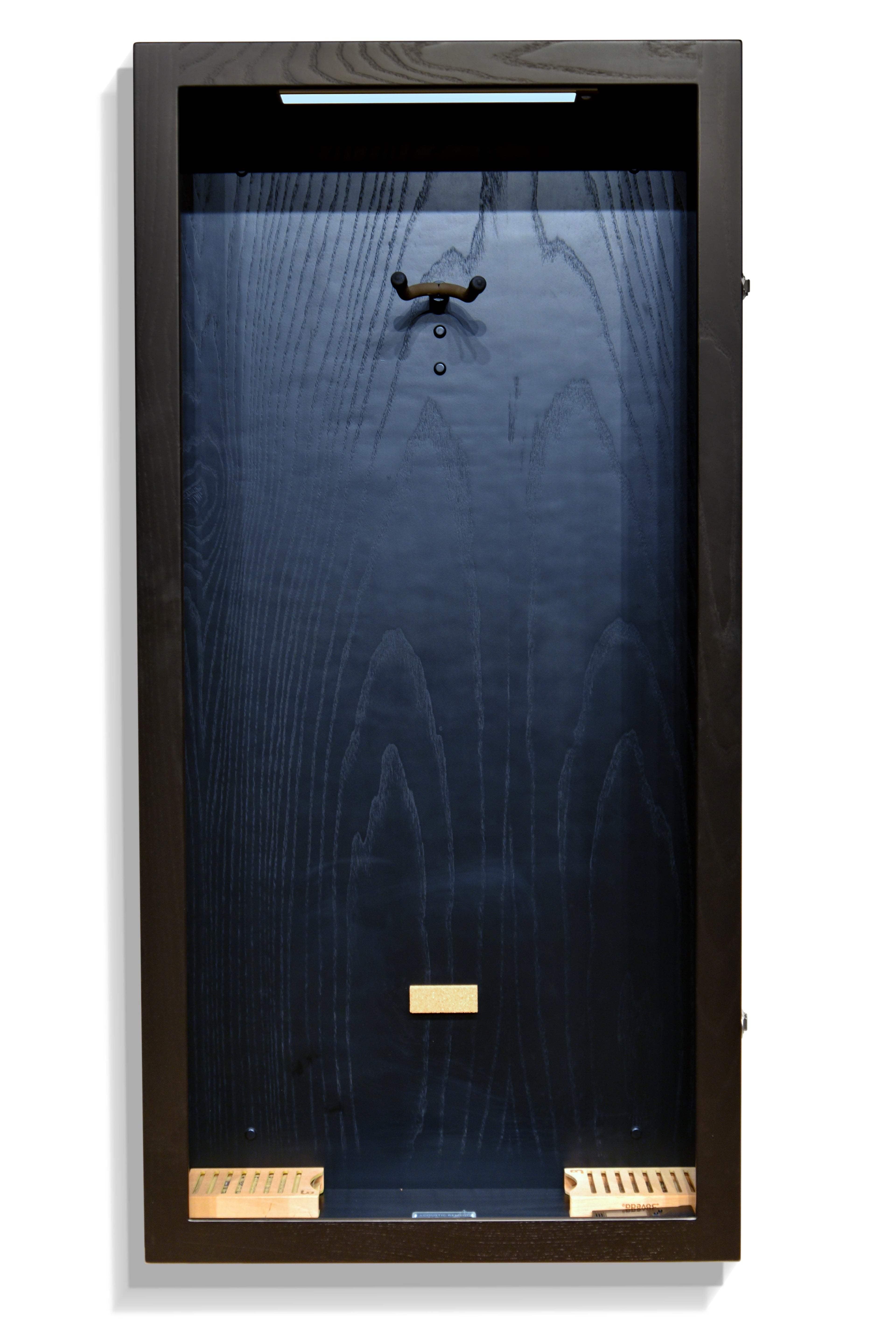 ClimaCase Rectangle Humidor - Northern White Ash with Piano Black Acoustic Remedy Cases