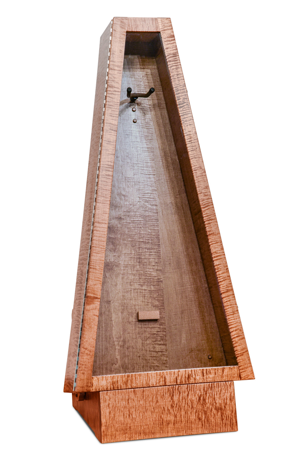 ClimaStand Triangle Humidor with Base - Flamed Maple With Provincial Stain Acoustic Remedy Cases