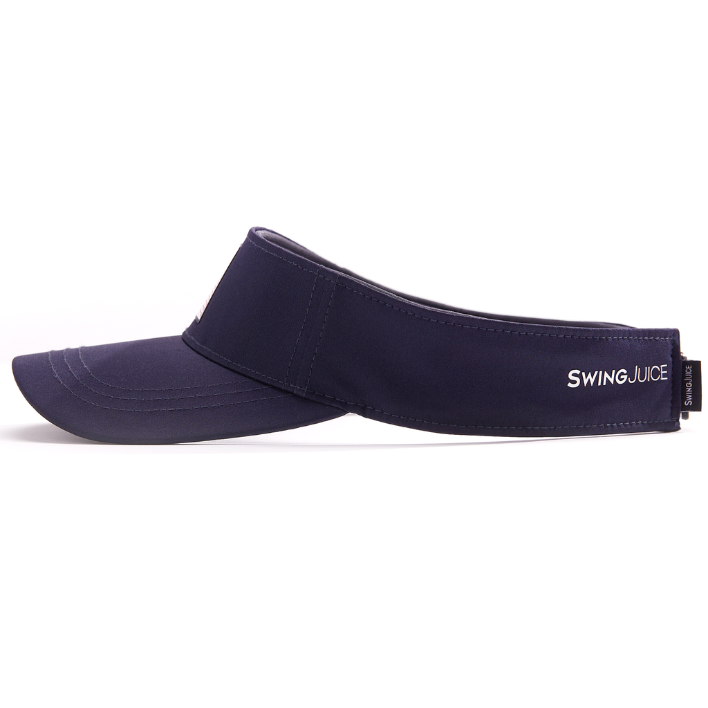 Golf Flag Visor Navy O/S SwingJuice LLC