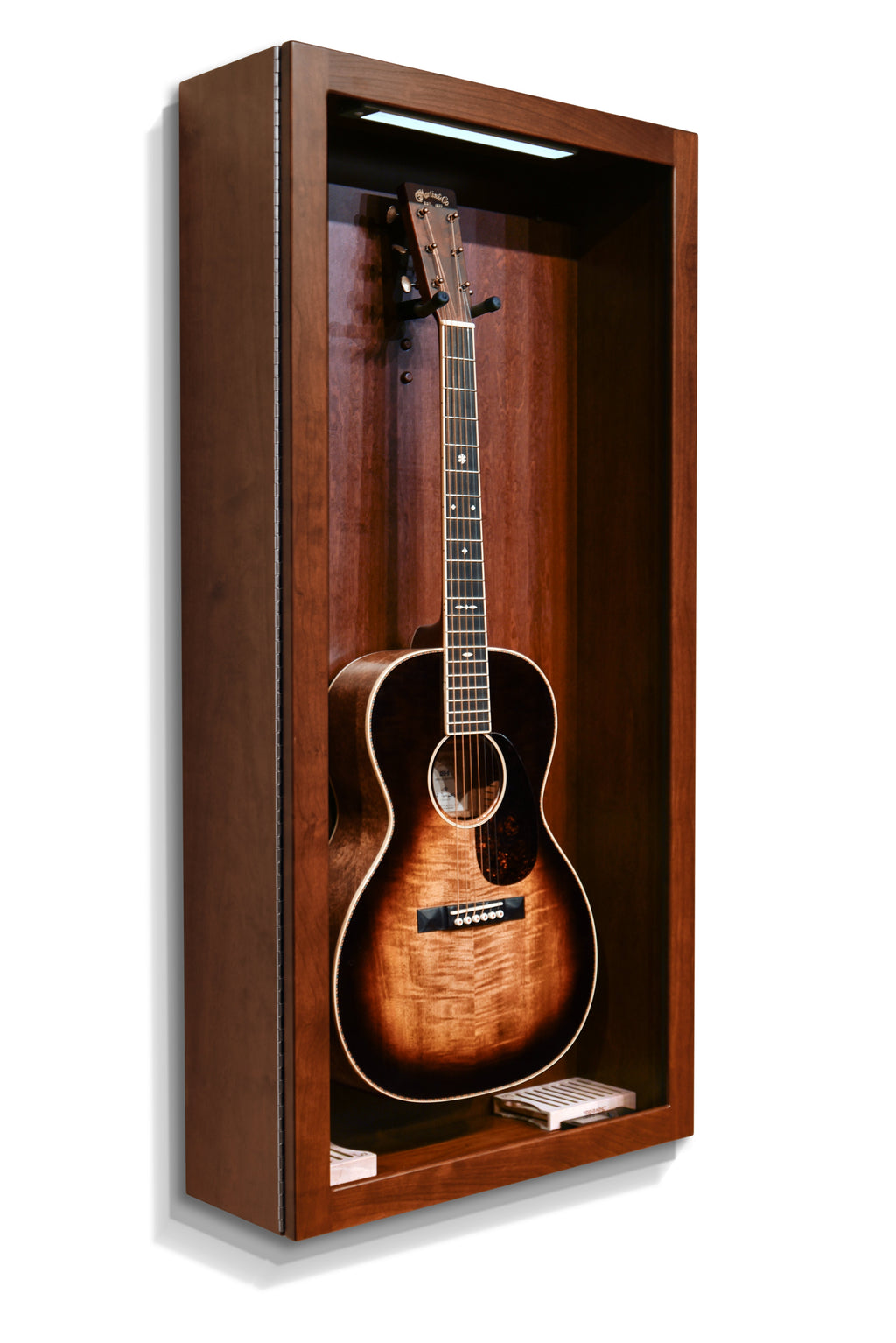 ClimaCase Rectangle Humidor - Cherry with Acres Stain Acoustic Remedy Cases