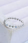 925 Sterling Silver Zircon and Natural Moonstone Ring