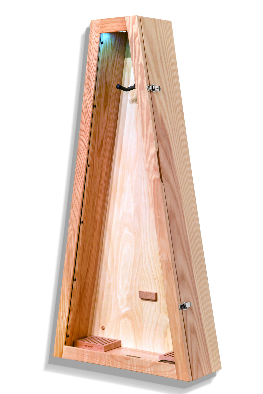 ClimaCase Triangle Humidor - Northern White Ash Acoustic Remedy Cases