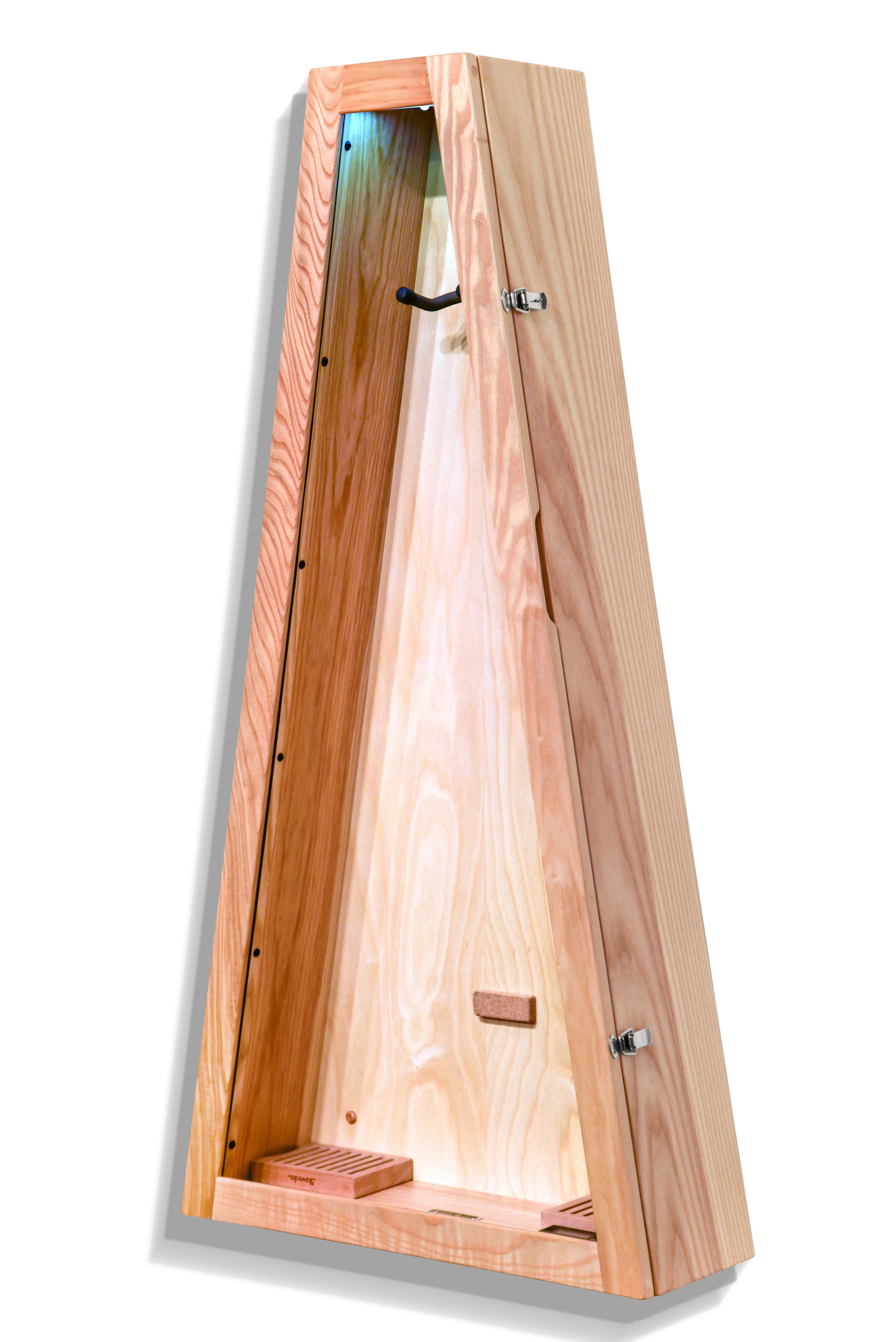 ClimaCase Triangle Humidor - Northern White Ash Acoustic Remedy Cases