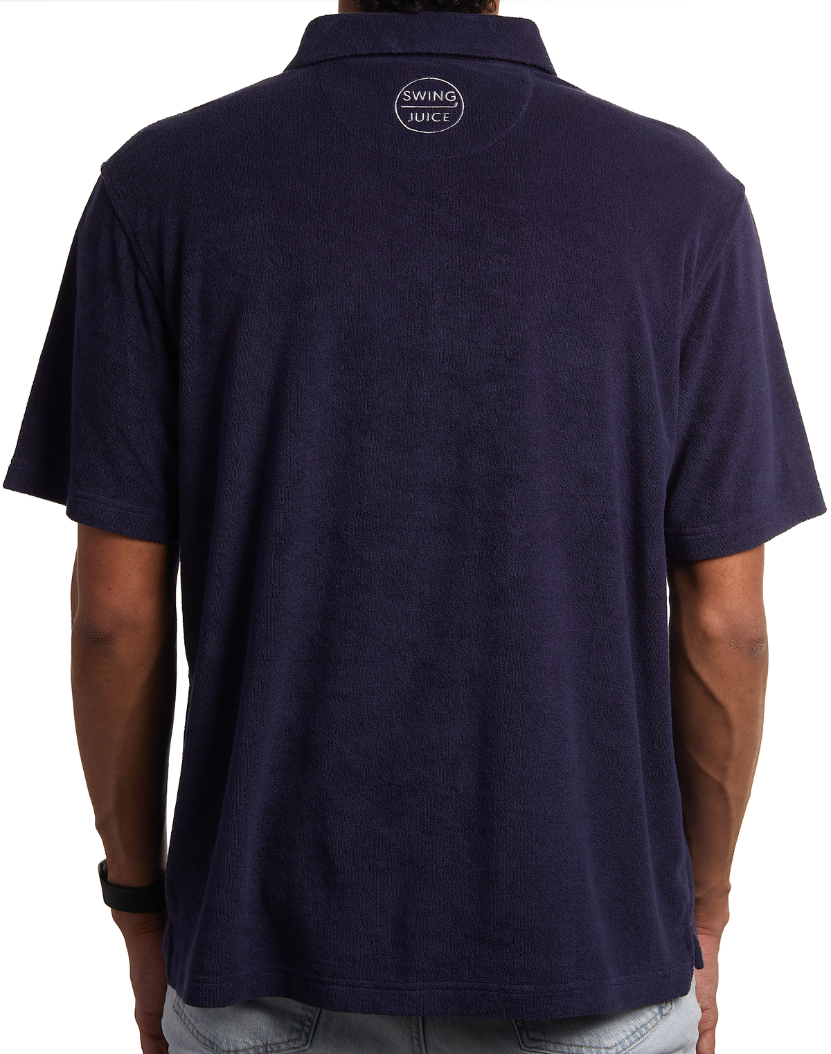 Golf Accoutrements Men's Terry Cloth Polo SwingJuice LLC