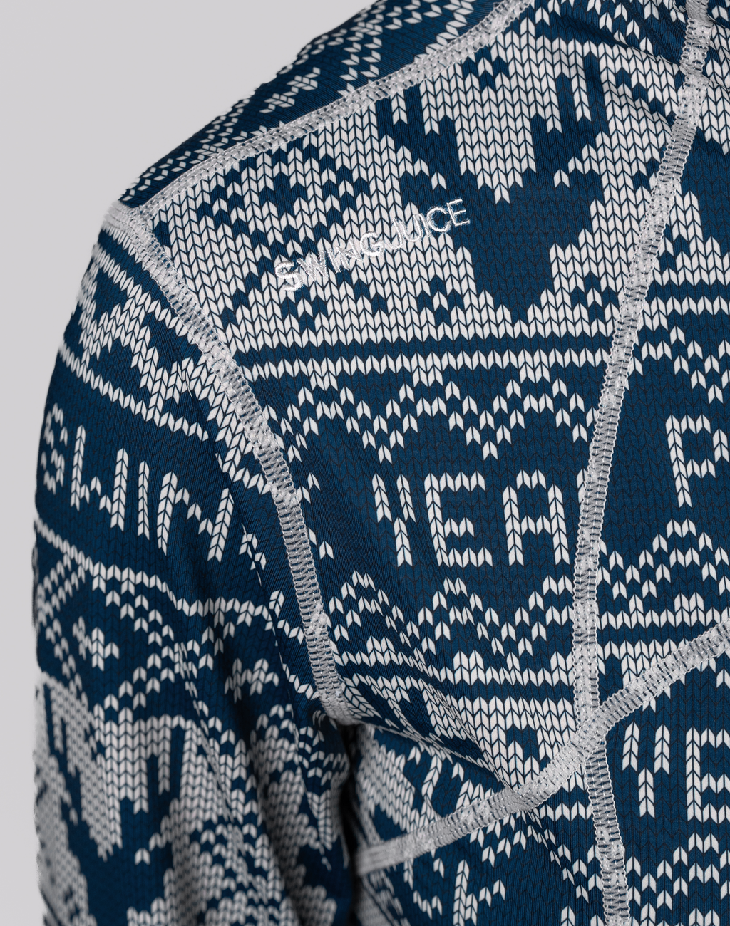 Hockey Puck Yeah Fairisle Women's Full Zip - Final Sale SwingJuice LLC