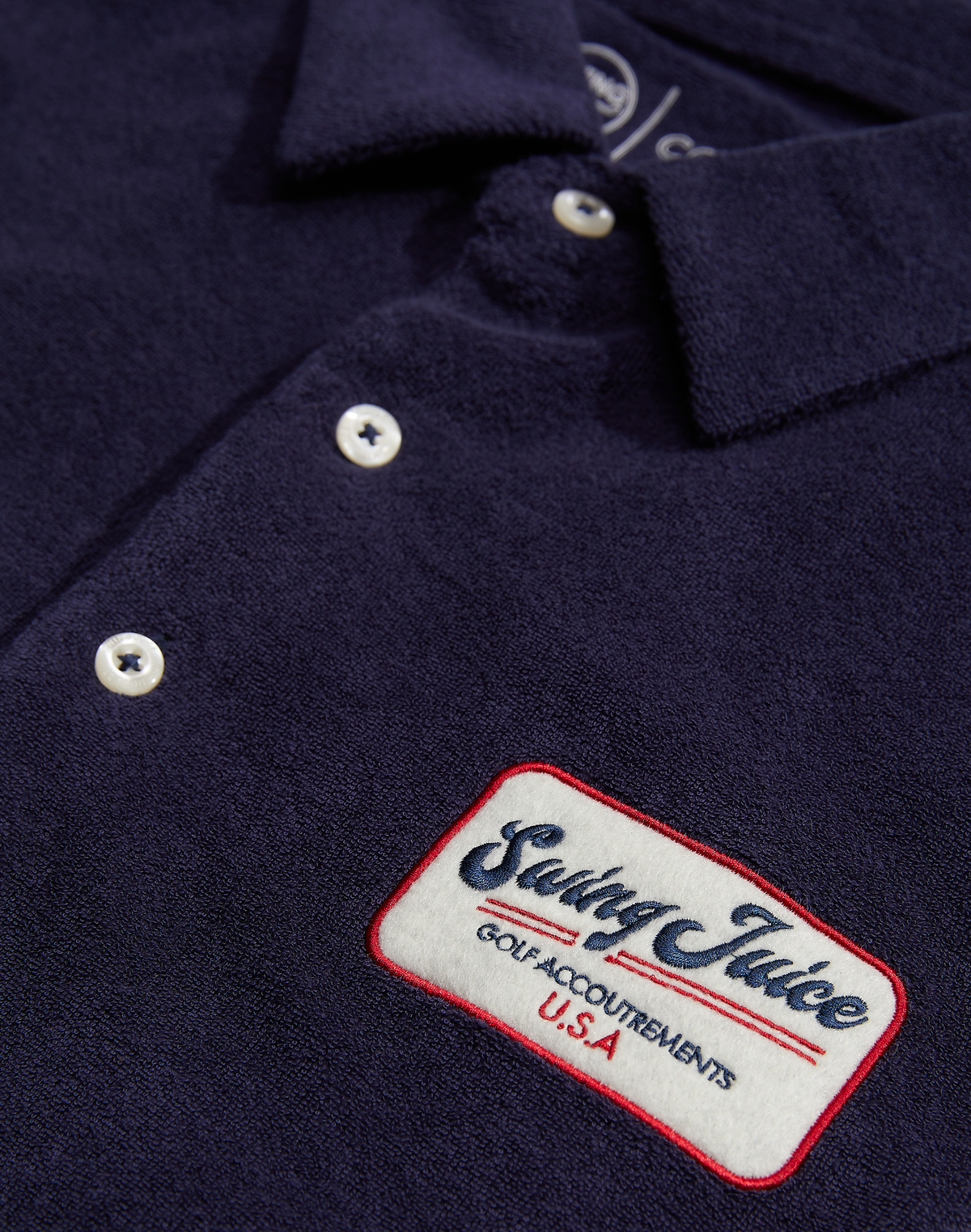 Golf Accoutrements Men's Terry Cloth Polo SwingJuice LLC