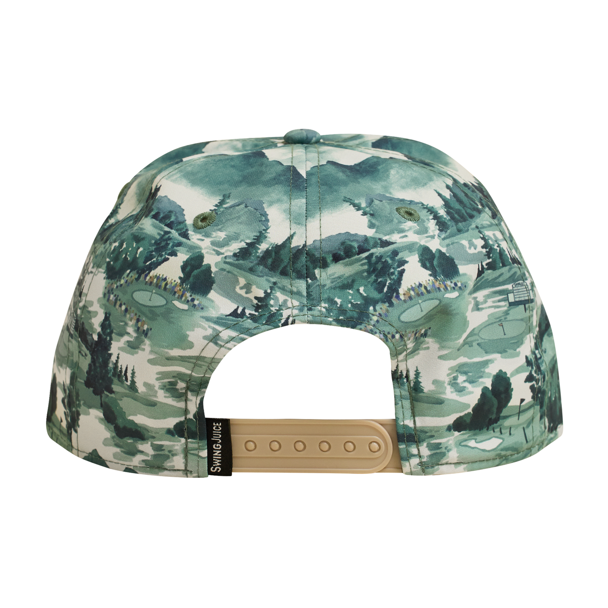 Golf Georgia Landscape Unisex Rope Hat Green O/S SwingJuice LLC