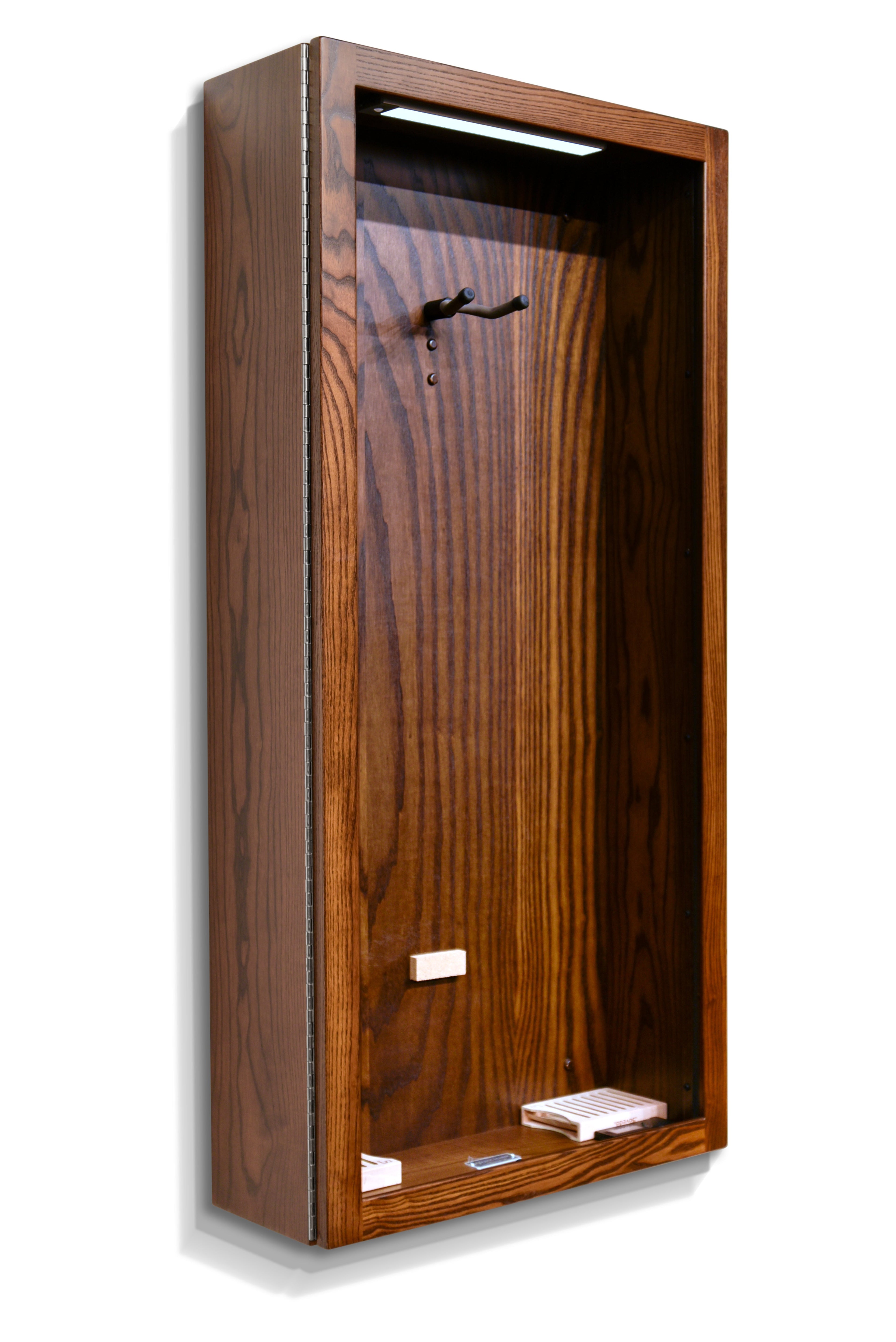 ClimaCase Rectangle Humidor - Northern White Ash with Rich Tobacco Stain Acoustic Remedy Cases