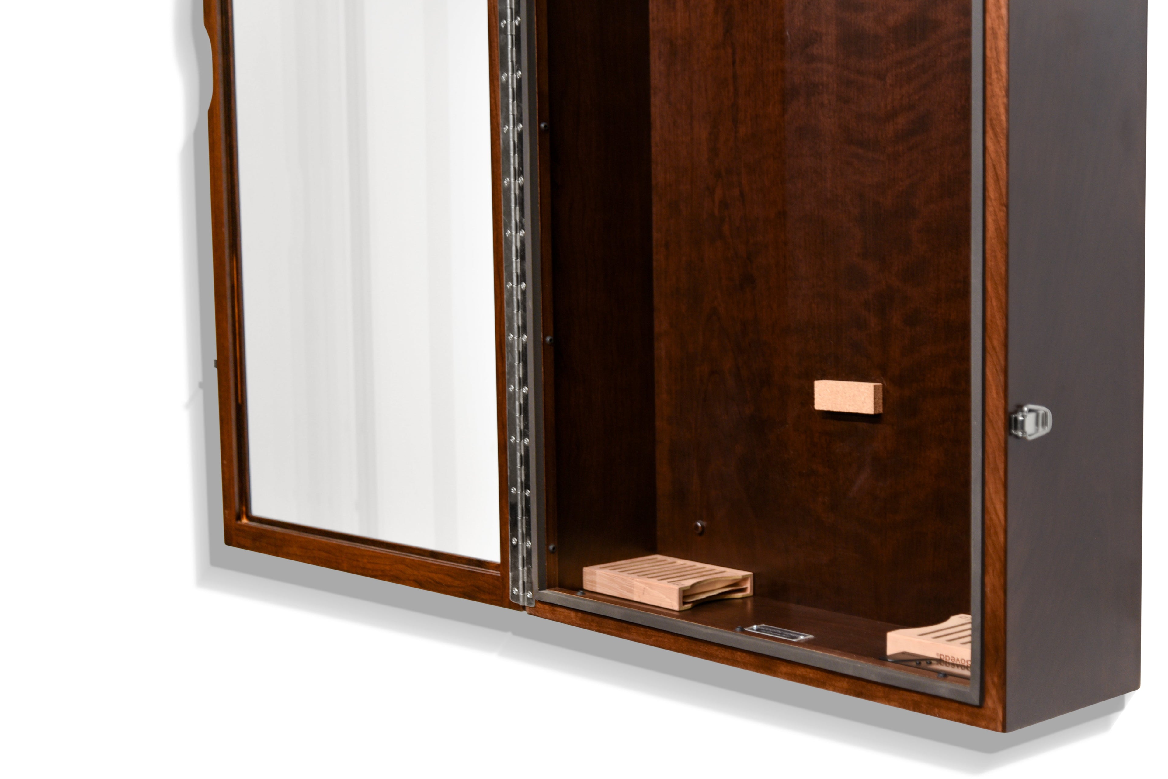 ClimaCase Rectangle Humidor - Cherry with Onyx Stain Acoustic Remedy Cases