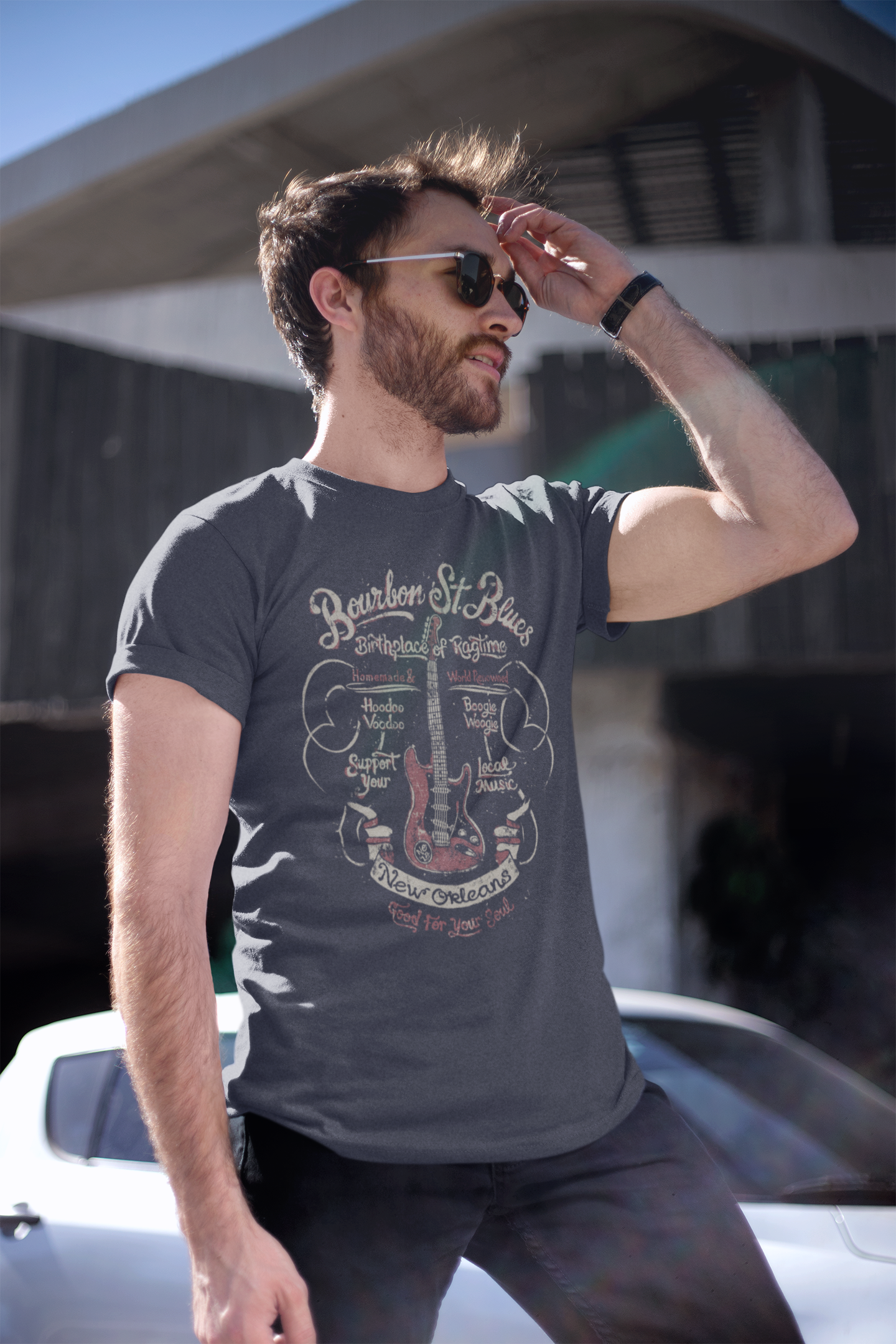 Bourbon St Blues T-Shirt Taboo