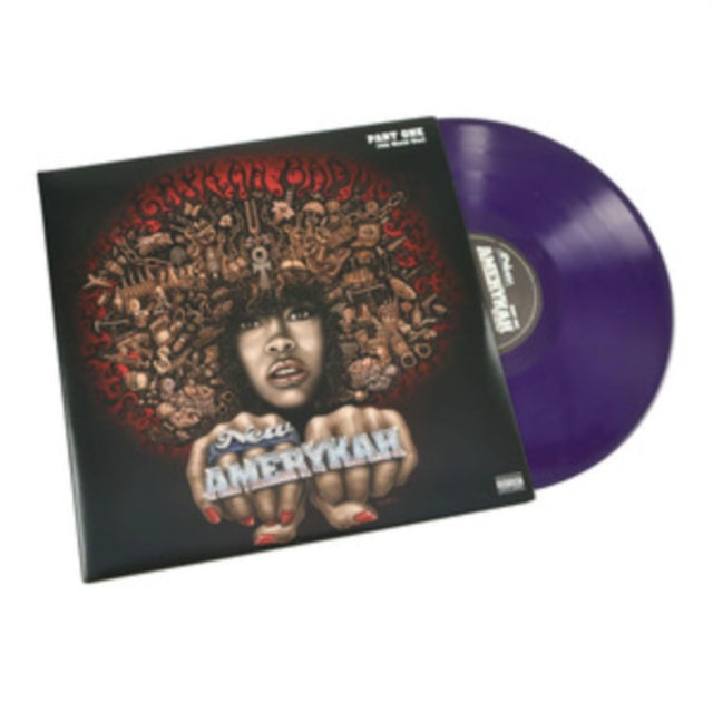 Erykah Badu - New Amerykah Part One (4Th World War) (Purple Vinyl/2LP) & New Amerykah Part Two (Return Of The Ankh) (Violet Vinyl/2LP) Bundle Music