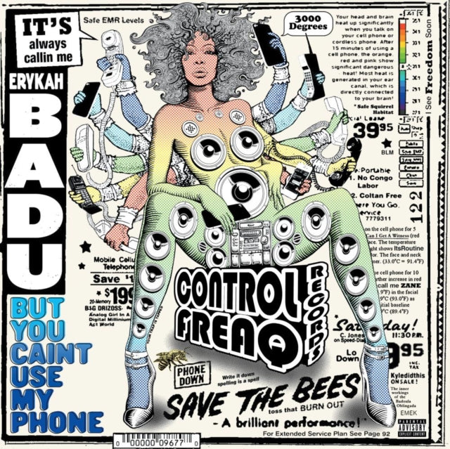 Erykah Badu - But You Caint Use My Phone (Purple LP Vinyl) & Baduizm Bundle Music