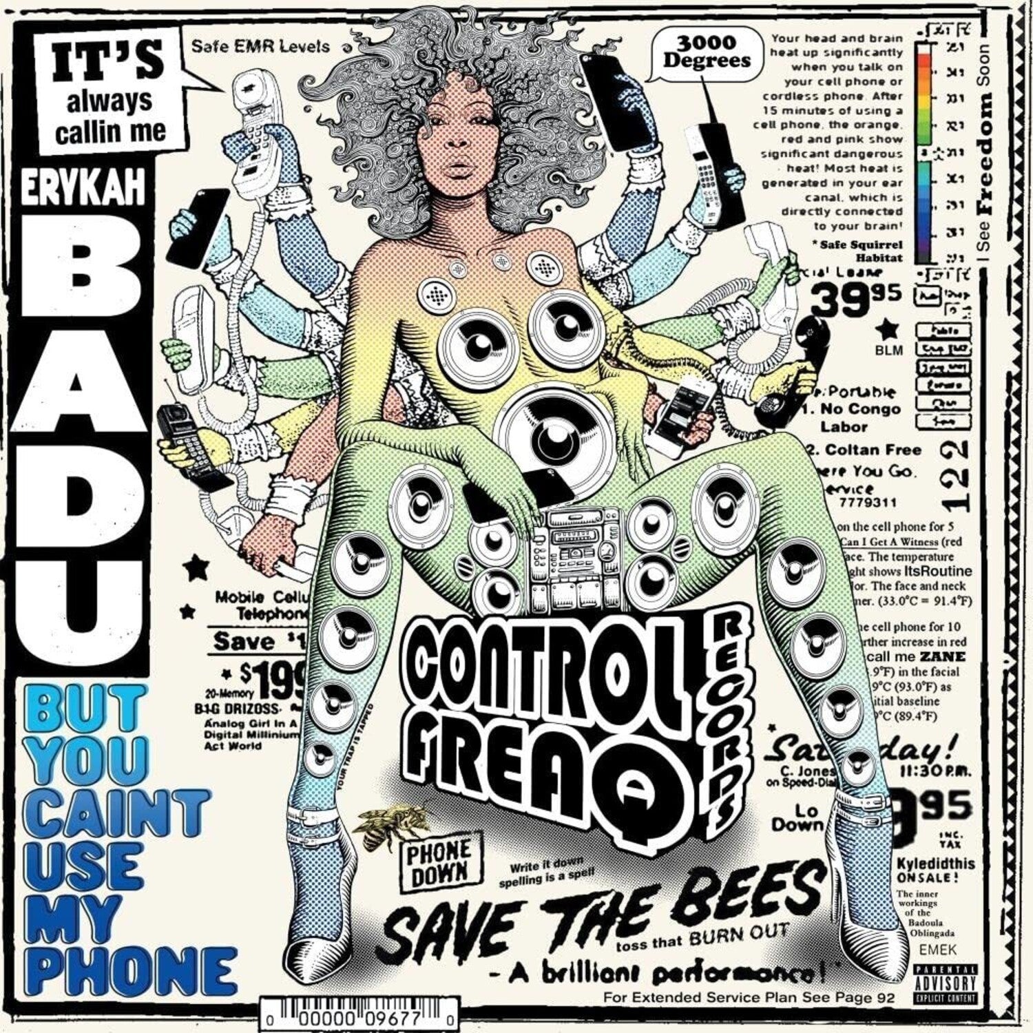 Erykah Badu - But You Caint Use My Phone (Purple LP Vinyl) & Baduizm & Mama's Gun Bundle Music