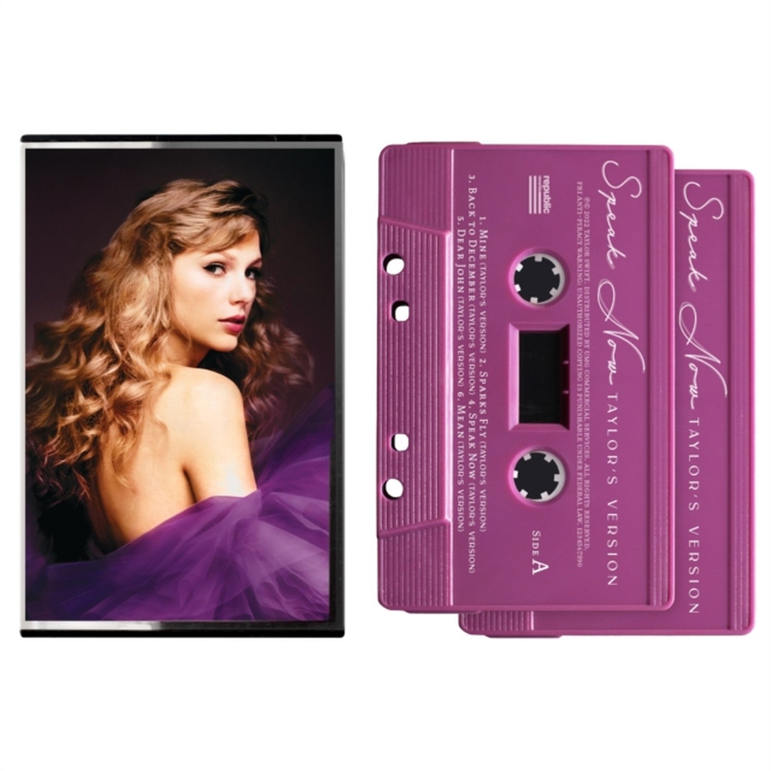 Fearless (Taylor's Version) (Double Cassette) & Speak Now (Taylor's Version) (Orchid Marbled Cassette/2-Cassette) Bundle Music