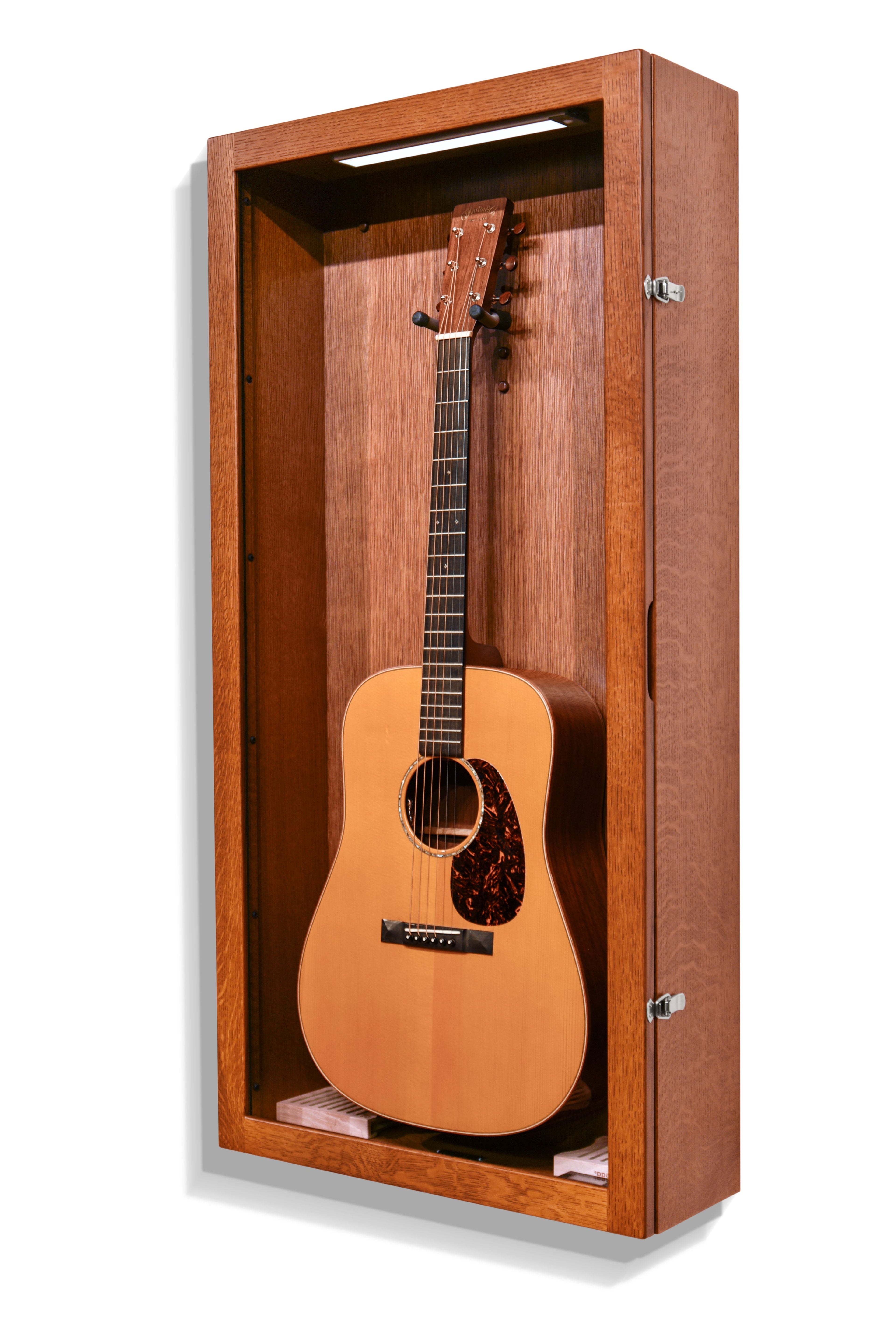 ClimaCase Rectangle Humidor - Quartersawn White Oak with Boston Stain Acoustic Remedy Cases