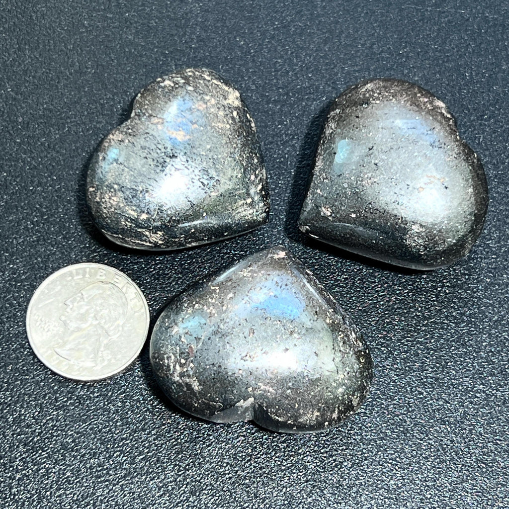 Hematite Puffy Heart Polished Carving Wholesale Amazing Crystals