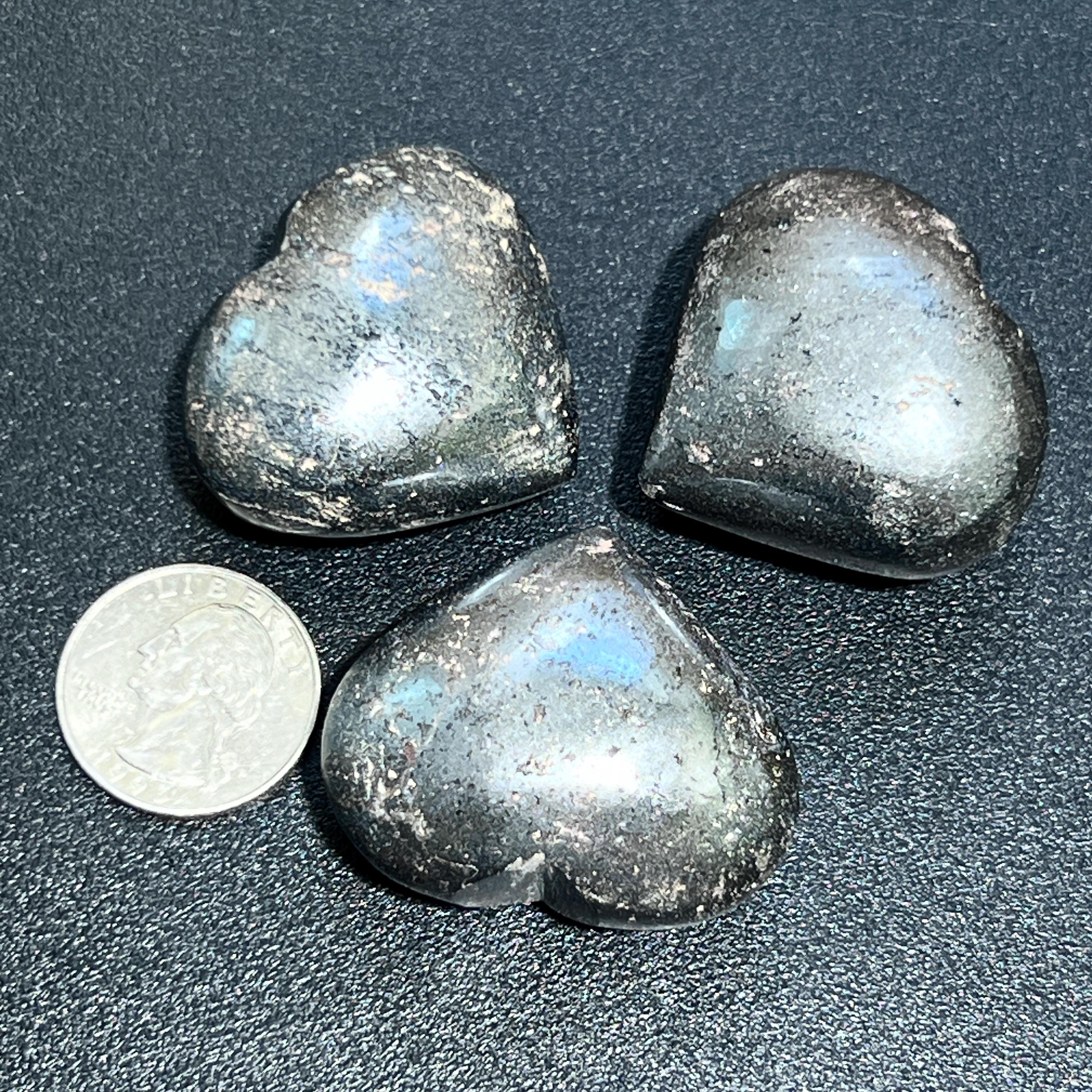 Hematite Puffy Heart Polished Carving Wholesale Amazing Crystals