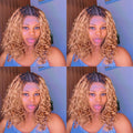 Honey blonde short boho braids HOL stores