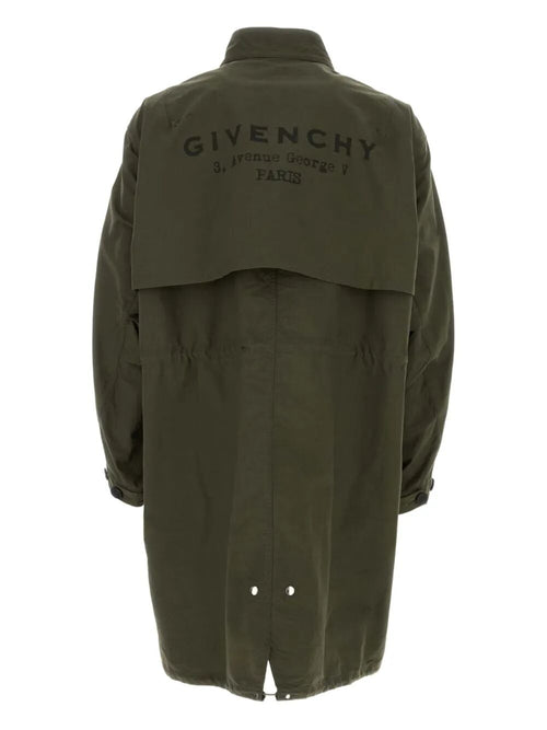 Givenchy Men Twisted Arm Cotton Parka Luosophy