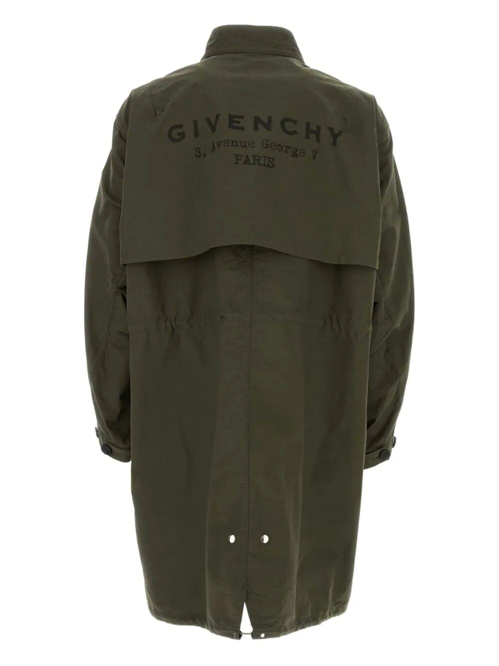 Givenchy Men Twisted Arm Cotton Parka Luosophy
