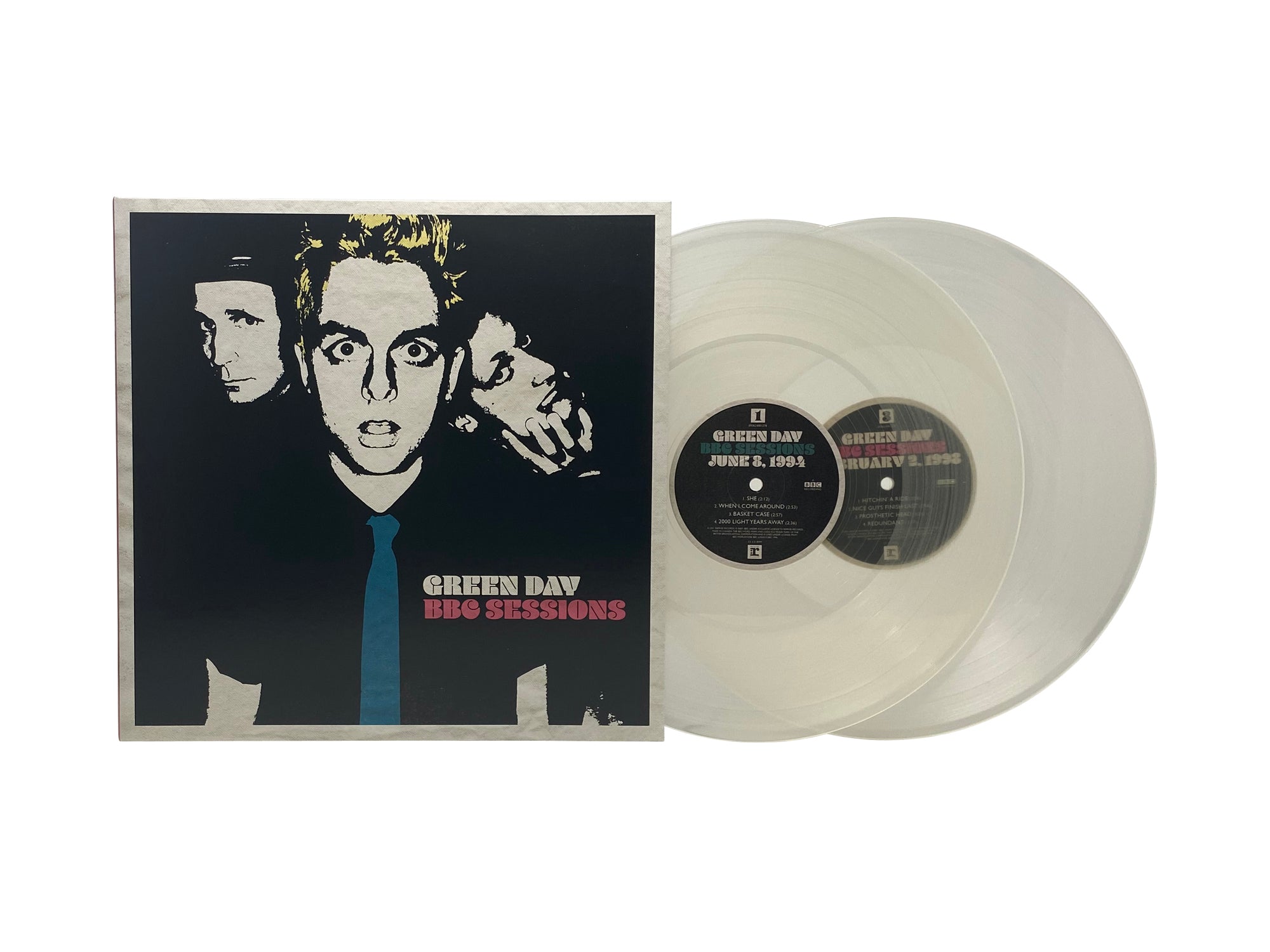 Green Day - BBC Sessions (Limited Edition Clear Colored Double Vinyl) Pale Blue Dot Records