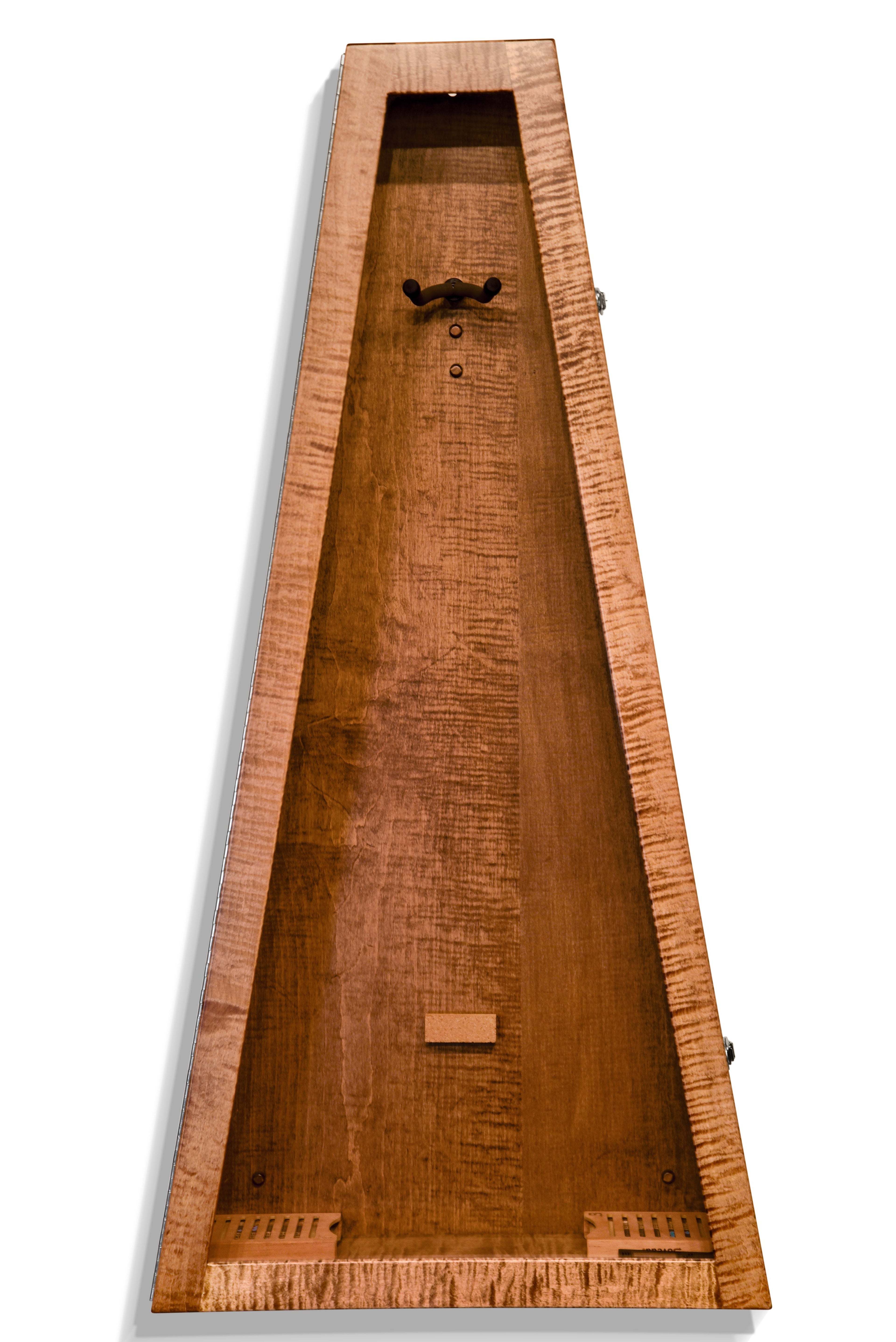 ClimaCase Triangle Humidor - Flamed Maple with Provincial Stain Acoustic Remedy Cases