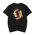 KH852 Golden Koi Fish Embroidery Tee Niepce