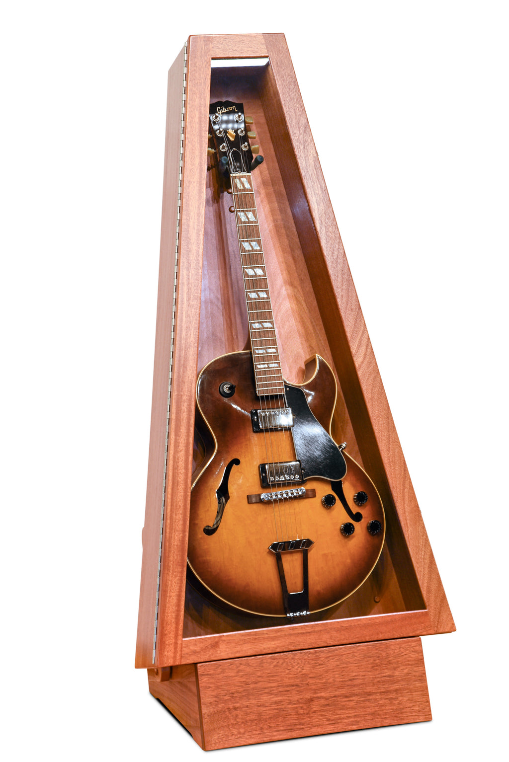 ClimaStand Triangle Humidor with Base - African Mahogany Acoustic Remedy Cases