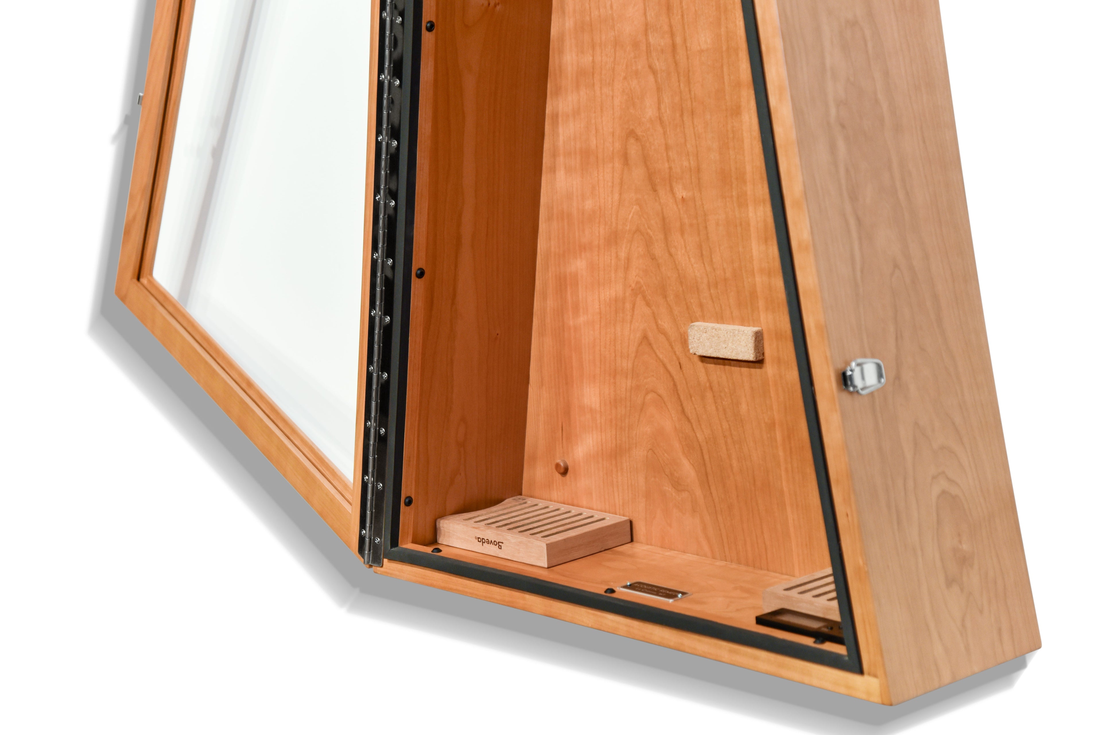 ClimaCase Triangle Humidor - Cherry Acoustic Remedy Cases
