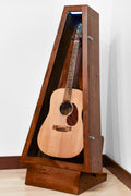 ClimaStand Triangle Humidor with Base - 300 Year Old Reclaimed Wood with Boston Stain Acoustic Remedy Cases
