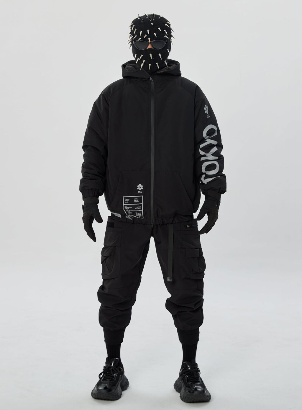IB433 Black Winter Tokyo Parka Jacket Niepce