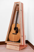 ClimaStand Triangle Humidor with Base - Flamed Maple with Mahogany Acoustic Remedy Cases