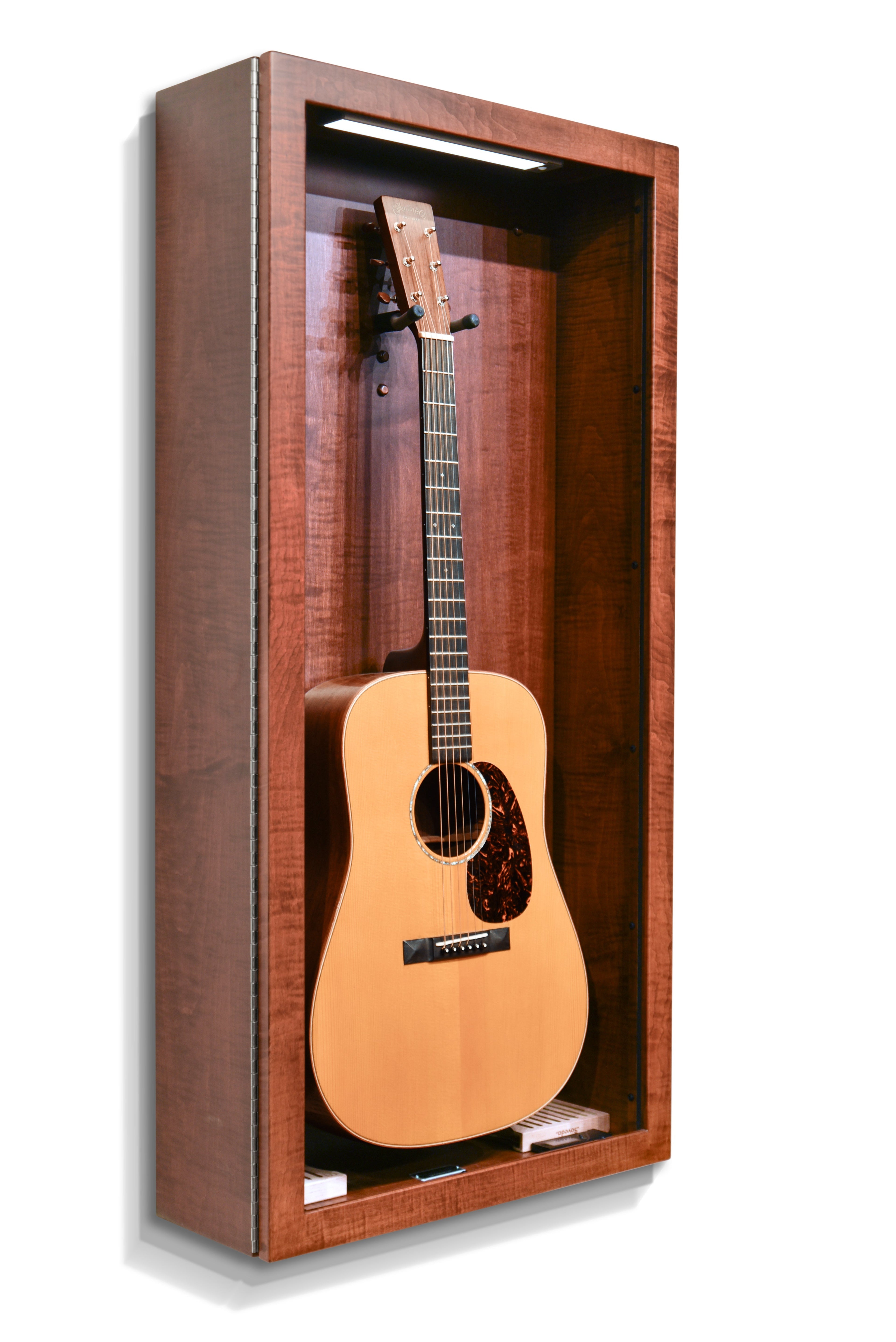 ClimaCase Rectangle Humidor - Flamed Maple with Acres Stain Acoustic Remedy Cases
