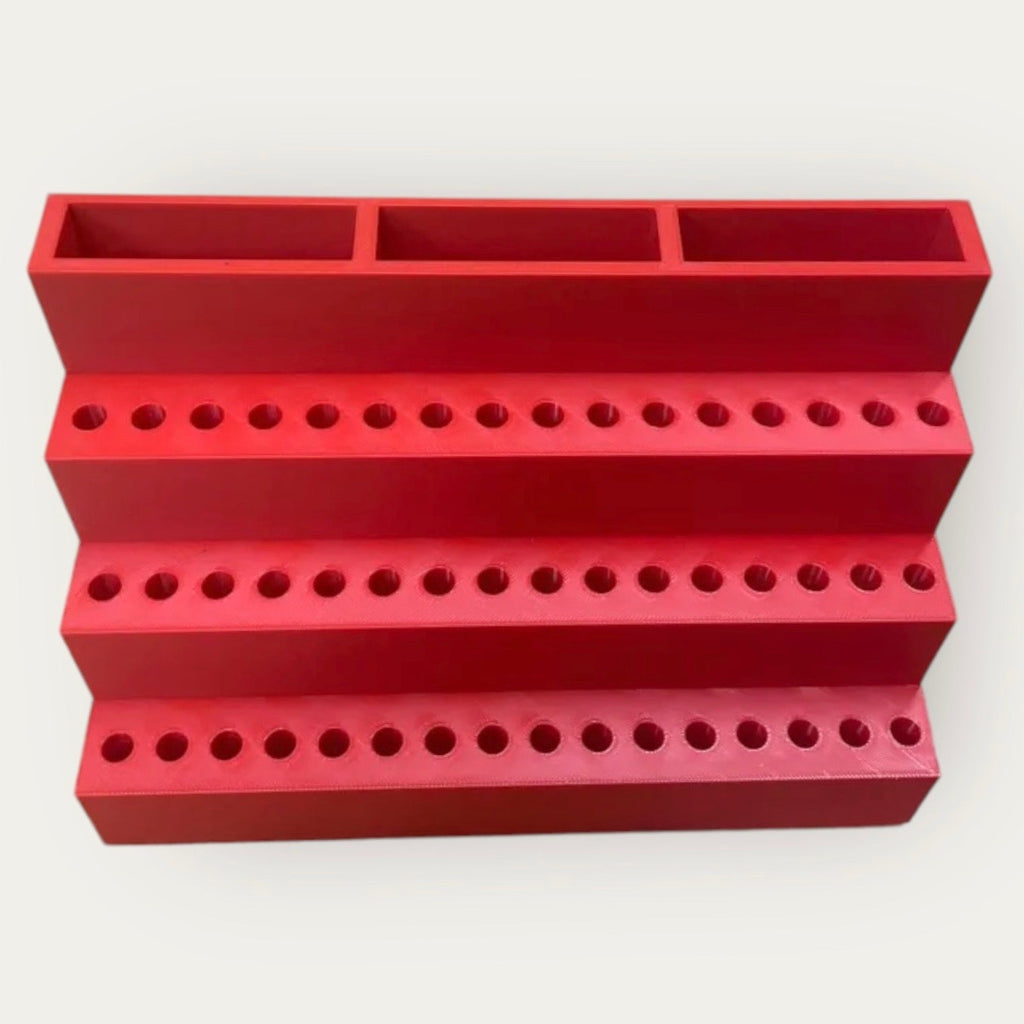 Large 48 Colored Pencil Caddy with Back Storage Y-Axis Printing LLC