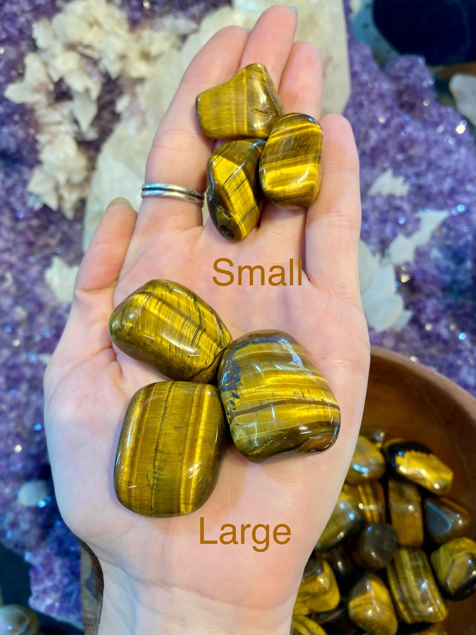 Tigers Eye Tumbled Stone Curious Muse Crystals