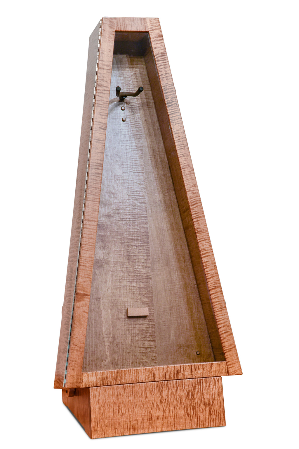 ClimaStand Triangle Humidor with Base - Flamed Maple With Provincial Stain Acoustic Remedy Cases
